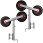 vidaXL Bootstrailer-Stützen Doppelrad 2er-Set 59-84 cm vidaXL Bootstrailer-Stützen Doppelrad 2er-Set 59-84 cm