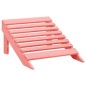 vidaXL Adirondack-Gartenstuhl mit Fußstütze Massivholz Tanne Rosa vidaXL Adirondack-Gartenstuhl mit Fußstütze Massivholz Tanne Rosa