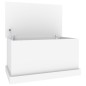vidaXL Truhe Weiß 70x40x38 cm Holzwerkstoff vidaXL Truhe Weiß 70x40x38 cm Holzwerkstoff