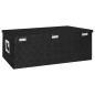 vidaXL Aufbewahrungsbox Schwarz 90x47x33,5 cm Aluminium vidaXL Aufbewahrungsbox Schwarz 90x47x33,5 cm Aluminium