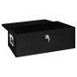 vidaXL Aufbewahrungsbox Schwarz 90x47x33,5 cm Aluminium vidaXL Aufbewahrungsbox Schwarz 90x47x33,5 cm Aluminium