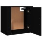 vidaXL Wand-Nachttisch Schwarz 50x30x47 cm vidaXL Wand-Nachttisch Schwarz 50x30x47 cm