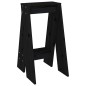 vidaXL Hocker 2 Stk. Schwarz 40x40x75 cm Massivholz Kiefer vidaXL Hocker 2 Stk. Schwarz 40x40x75 cm Massivholz Kiefer