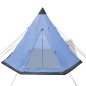 vidaXL 4-Personen-Zelt Blau vidaXL 4-Personen-Zelt Blau