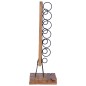 vidaXL Weinständer für 6 Flaschen 35x35x100 cm Massivholz Teak vidaXL Weinständer für 6 Flaschen 35x35x100 cm Massivholz Teak