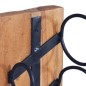 vidaXL Weinständer für 6 Flaschen 35x35x100 cm Massivholz Teak vidaXL Weinständer für 6 Flaschen 35x35x100 cm Massivholz Teak
