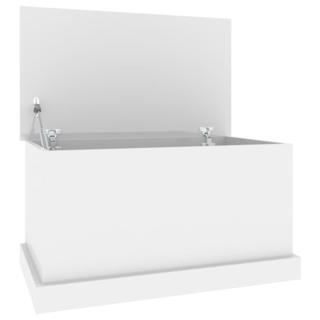 vidaXL Truhe Hochglanz-Weiß 70x40x38 cm Holzwerkstoff