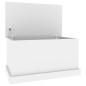 vidaXL Truhe Hochglanz-Weiß 70x40x38 cm Holzwerkstoff vidaXL Truhe Hochglanz-Weiß 70x40x38 cm Holzwerkstoff