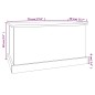 vidaXL Truhe Hochglanz-Weiß 70x40x38 cm Holzwerkstoff vidaXL Truhe Hochglanz-Weiß 70x40x38 cm Holzwerkstoff