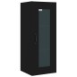 vidaXL Hängeschrank Schwarz 34,5x34x90 cm vidaXL Hängeschrank Schwarz 34,5x34x90 cm