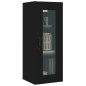 vidaXL Hängeschrank Schwarz 34,5x34x90 cm vidaXL Hängeschrank Schwarz 34,5x34x90 cm