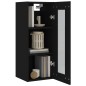 vidaXL Hängeschrank Schwarz 34,5x34x90 cm vidaXL Hängeschrank Schwarz 34,5x34x90 cm