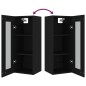 vidaXL Hängeschrank Schwarz 34,5x34x90 cm vidaXL Hängeschrank Schwarz 34,5x34x90 cm