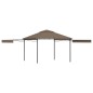 vidaXL Pavillon mit Doppelt Erweiterten Dächern 3x3x2,75 cm 180 g/m² vidaXL Pavillon mit Doppelt Erweiterten Dächern 3x3x2,75 cm 180 g/m²