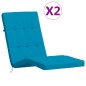 vidaXL Liegestuhl-Auflagen 2 Stk. Hellblau Oxford-Gewebe vidaXL Liegestuhl-Auflagen 2 Stk. Hellblau Oxford-Gewebe