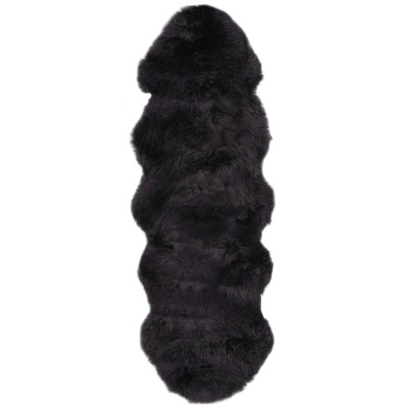 vidaXL Schaffell-Teppich 60×180 cm Dunkelgrau