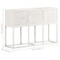 vidaXL Sideboard 115x30x76 cm Mango Massivholz vidaXL Sideboard 115x30x76 cm Mango Massivholz