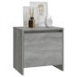 vidaXL Nachttisch Grau Sonoma 45x34x44,5 cm Holzwerkstoff vidaXL Nachttisch Grau Sonoma 45x34x44,5 cm Holzwerkstoff