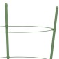 vidaXL Pflanzenstützen mit 4 Ringen 5 Stk. Grün 90 cm Stahl vidaXL Pflanzenstützen mit 4 Ringen 5 Stk. Grün 90 cm Stahl