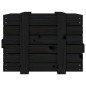 vidaXL Truhe Schwarz 58x40,5x42 cm Massivholz Kiefer vidaXL Truhe Schwarz 58x40,5x42 cm Massivholz Kiefer