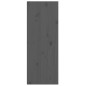 vidaXL Wandschränke 2 Stk. Grau 30x30x80 cm Massivholz Kiefer vidaXL Wandschränke 2 Stk. Grau 30x30x80 cm Massivholz Kiefer