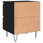 vidaXL Nachttische 2 Stk. Schwarz 40x35x50 cm Holzwerkstoff vidaXL Nachttische 2 Stk. Schwarz 40x35x50 cm Holzwerkstoff