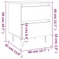 vidaXL Nachttische 2 Stk. Schwarz 40x35x50 cm Holzwerkstoff vidaXL Nachttische 2 Stk. Schwarz 40x35x50 cm Holzwerkstoff