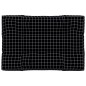 vidaXL Palettenkissen Schwarz Karomuster 120x80x12 cm Stoff vidaXL Palettenkissen Schwarz Karomuster 120x80x12 cm Stoff