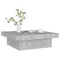vidaXL Couchtisch Betongrau 90x90x28 cm Holzwerkstoff vidaXL Couchtisch Betongrau 90x90x28 cm Holzwerkstoff