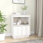 vidaXL Sideboard Weiß 60x34x75 cm Massivholz Kiefer vidaXL Sideboard Weiß 60x34x75 cm Massivholz Kiefer