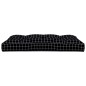 vidaXL Palettenkissen Schwarz Karomuster 120x80x12 cm Stoff vidaXL Palettenkissen Schwarz Karomuster 120x80x12 cm Stoff