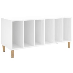 vidaXL Plattenschrank Hochglanz-Weiß 100x38x48 cm Holzwerkstoff
