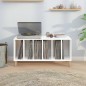vidaXL Plattenschrank Hochglanz-Weiß 100x38x48 cm Holzwerkstoff vidaXL Plattenschrank Hochglanz-Weiß 100x38x48 cm Holzwerkstoff