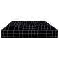 vidaXL Palettenkissen Schwarz Karomuster 120x80x12 cm Stoff vidaXL Palettenkissen Schwarz Karomuster 120x80x12 cm Stoff
