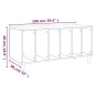 vidaXL Plattenschrank Hochglanz-Weiß 100x38x48 cm Holzwerkstoff vidaXL Plattenschrank Hochglanz-Weiß 100x38x48 cm Holzwerkstoff