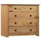 vidaXL Sideboard 80x40x73 cm Kiefernholz Panama vidaXL Sideboard 80x40x73 cm Kiefernholz Panama