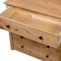 vidaXL Sideboard 80x40x73 cm Kiefernholz Panama vidaXL Sideboard 80x40x73 cm Kiefernholz Panama