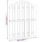 vidaXL Gartentor Imprägniertes Kiefernholz 100x125 cm vidaXL Gartentor Imprägniertes Kiefernholz 100x125 cm