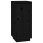 vidaXL Schuhschrank Schwarz 35x35x80 cm Massivholz Kiefer vidaXL Schuhschrank Schwarz 35x35x80 cm Massivholz Kiefer