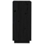vidaXL Schuhschrank Schwarz 35x35x80 cm Massivholz Kiefer vidaXL Schuhschrank Schwarz 35x35x80 cm Massivholz Kiefer