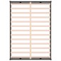vidaXL Massivholzbett Schwarz 140x200 cm vidaXL Massivholzbett Schwarz 140x200 cm