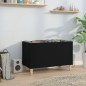vidaXL Plattenschrank Schwarz 74,5x38x48 cm Holzwerkstoff vidaXL Plattenschrank Schwarz 74,5x38x48 cm Holzwerkstoff