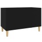 vidaXL Plattenschrank Schwarz 74,5x38x48 cm Holzwerkstoff vidaXL Plattenschrank Schwarz 74,5x38x48 cm Holzwerkstoff