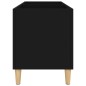 vidaXL Plattenschrank Schwarz 74,5x38x48 cm Holzwerkstoff vidaXL Plattenschrank Schwarz 74,5x38x48 cm Holzwerkstoff