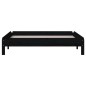 vidaXL Stapelbett Schwarz 90x200 cm Massivholz Kiefer vidaXL Stapelbett Schwarz 90x200 cm Massivholz Kiefer
