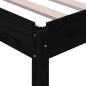 vidaXL Stapelbett Schwarz 90x200 cm Massivholz Kiefer vidaXL Stapelbett Schwarz 90x200 cm Massivholz Kiefer