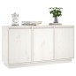 vidaXL Sideboard Weiß 111x34x60 cm Massivholz Kiefer vidaXL Sideboard Weiß 111x34x60 cm Massivholz Kiefer