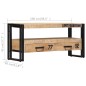 vidaXL TV-Schrank 100x30x45 cm Mango Massivholz vidaXL TV-Schrank 100x30x45 cm Mango Massivholz