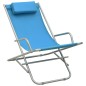 vidaXL Schaukelstühle 2 Stk. Stahl Blau vidaXL Schaukelstühle 2 Stk. Stahl Blau