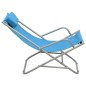 vidaXL Schaukelstühle 2 Stk. Stahl Blau vidaXL Schaukelstühle 2 Stk. Stahl Blau